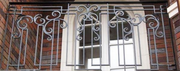 Кованая балконная решетка-2